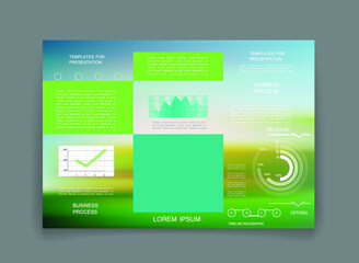 Elements for business data visualization, Modern infographic design, vector set templates