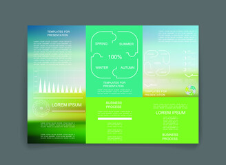 Elements for business data visualization, Modern infographic design, vector set templates