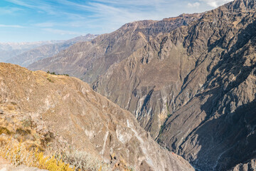The world's deepest canyon Colca in Peru