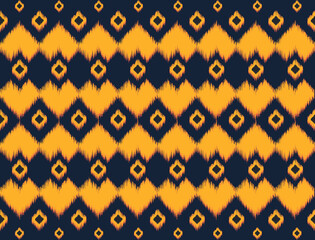 Ethnic tribal ikat pattern design. Design for texture, wrapping, clothing, batik, fabric, wallpaper and background. Pattern embroidery design.
