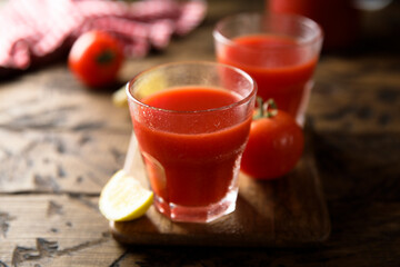Traditional homemade Bloody Mary cocktail