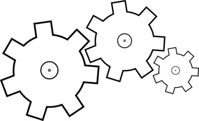 einfacher Linienvektor, Zahnrad