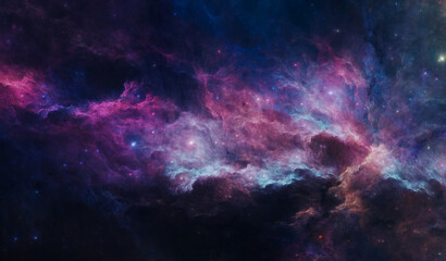 Obraz na płótnie Canvas Veiled Nebula - Fictional 13k resolution