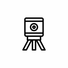 Camera icon in vector. Logotype