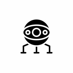 Obraz premium Alien car icon in vector. Logotype