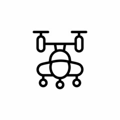 UFO Airplane icon in vector. Logotype