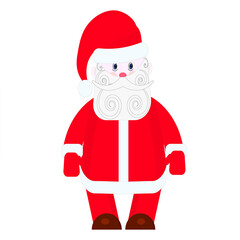 santa claus isolated on white background