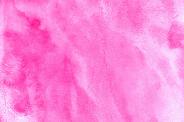 Abstract pink watercolor background texture