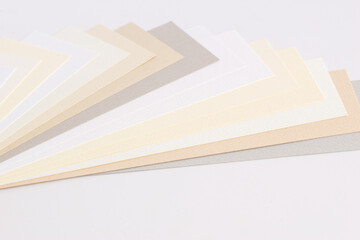 sheets of paper design samples