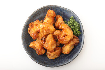 ヤリイカの唐揚げ　(四川風)