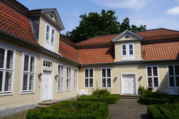 Fototapeta na wymiar Lessingmuseum im Lessinghaus in Wolfenbüttel
