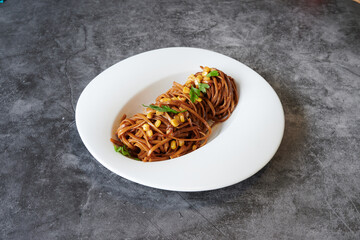 a mediterranean food healthy composed design