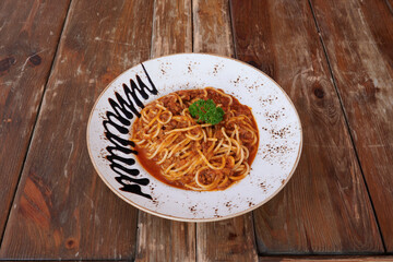 a italian food healthy composed design