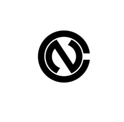Cn nc oc co initial lettet logo