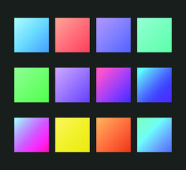 Best color gradients metallic gradients set