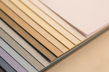 brown color scheme samples of paper
