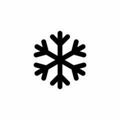 Snowflake icon in vector. Logotype