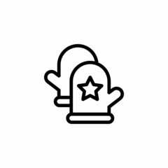 Oven Glove icon in vector. Logotype