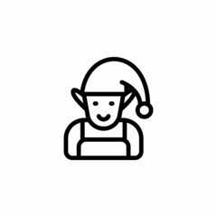 Elf icon in vector. Logotype