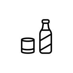 Drinks icon in vector. Logotype