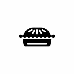 Fruit Cake icon in vector. Logotype