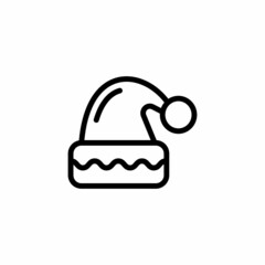 Christmas Hat icon in vector. Logotype