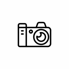 Camera icon in vector. Logotype