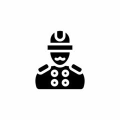 Guard icon in vector. Logotype