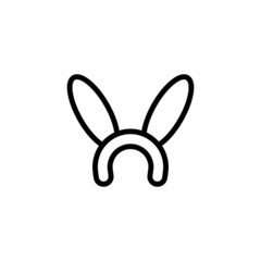 Bunny Ears icon in vector. Logotype
