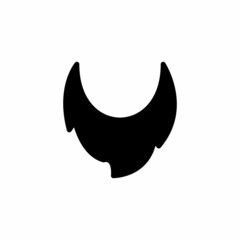 Obraz na płótnie Canvas Beard icon in vector. Logotype