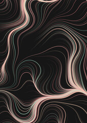 Abstract Perlin Noise Geometric Pattern generative computational art illustration