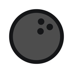 bowling  vector line for web, presentation, logo, Icon Symbol.