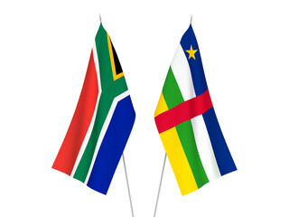 Republic of South Africa and Central African Republic flags