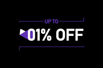 Up to 1% off, Up to 1% Discount, label sign up to 1% off, Banner Add, Special Offer add