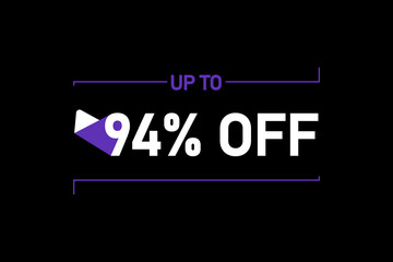 Up to 94% off, Up to 94% Discount, label sign up to 94% off, Banner Add, Special Offer add