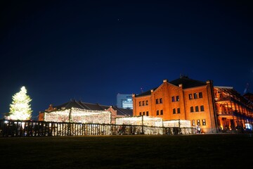 横浜みなとみらいの赤レンガクリスマスマーケット