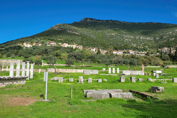 Ancient Greece. Ancient Messene, one of the most important cities of antiquity. Kalamata, Greece
