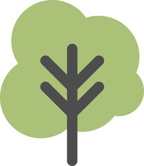 Tree icon cute logo design