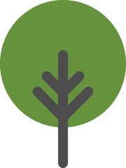 Tree icon cute logo design