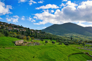 Ancient Greece. Ancient Messene, one of the most important cities of antiquity. Kalamata, Greece