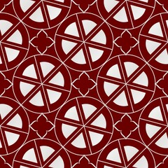 Red white texture with a regular seamless pattern as a background..Graphic design with a simple pattern.