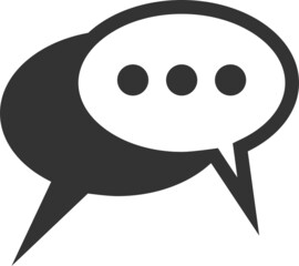Chat and Speech Bubble icon