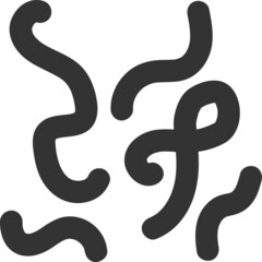 Fototapeta premium Virus Bacteria Microbes icon