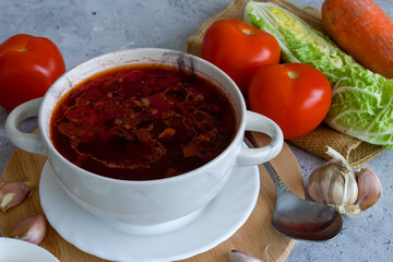 National Slavic dish borscht