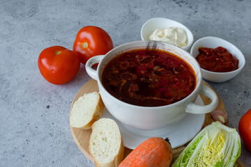 National Slavic dish borscht