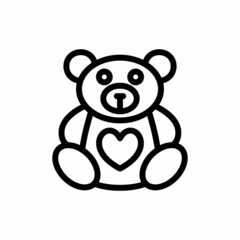 Teddy Bear icon in vector. Logotype