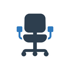 Office icon chair furniture