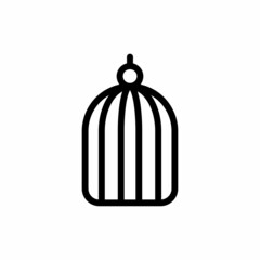Caged icon in vector. Logotype