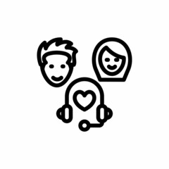 Voice Chat icon in vector. Logotype