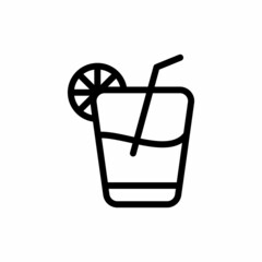 Drink icon in vector. Logotype